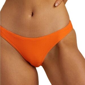 NWT Billabong Orange Tanlines Hike Bikini Bottom - Small